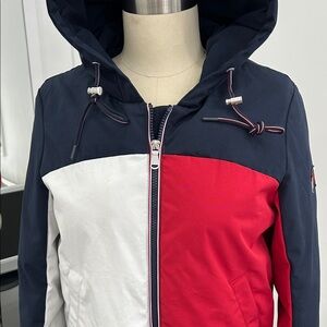 Tommy Hilfiger Navy and Red Jacket